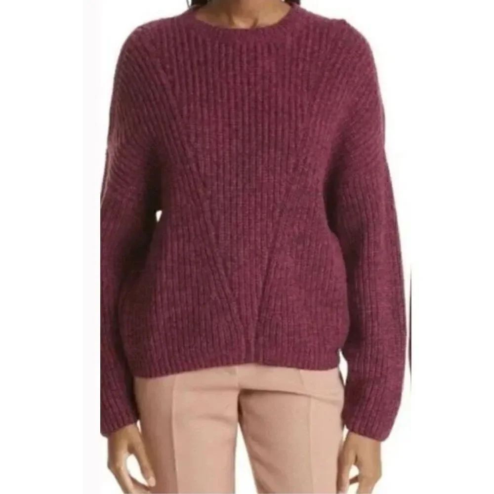 Ted Baker Bettie Boxy Knit Wool & Cashmere Sweater Size Small NWT
